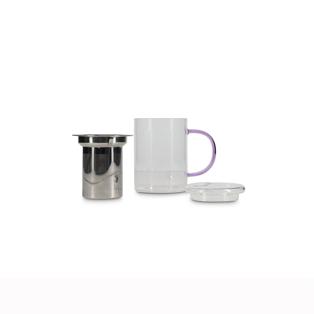 ONA - Theebeker 43cl met filter en deksel paars Liv