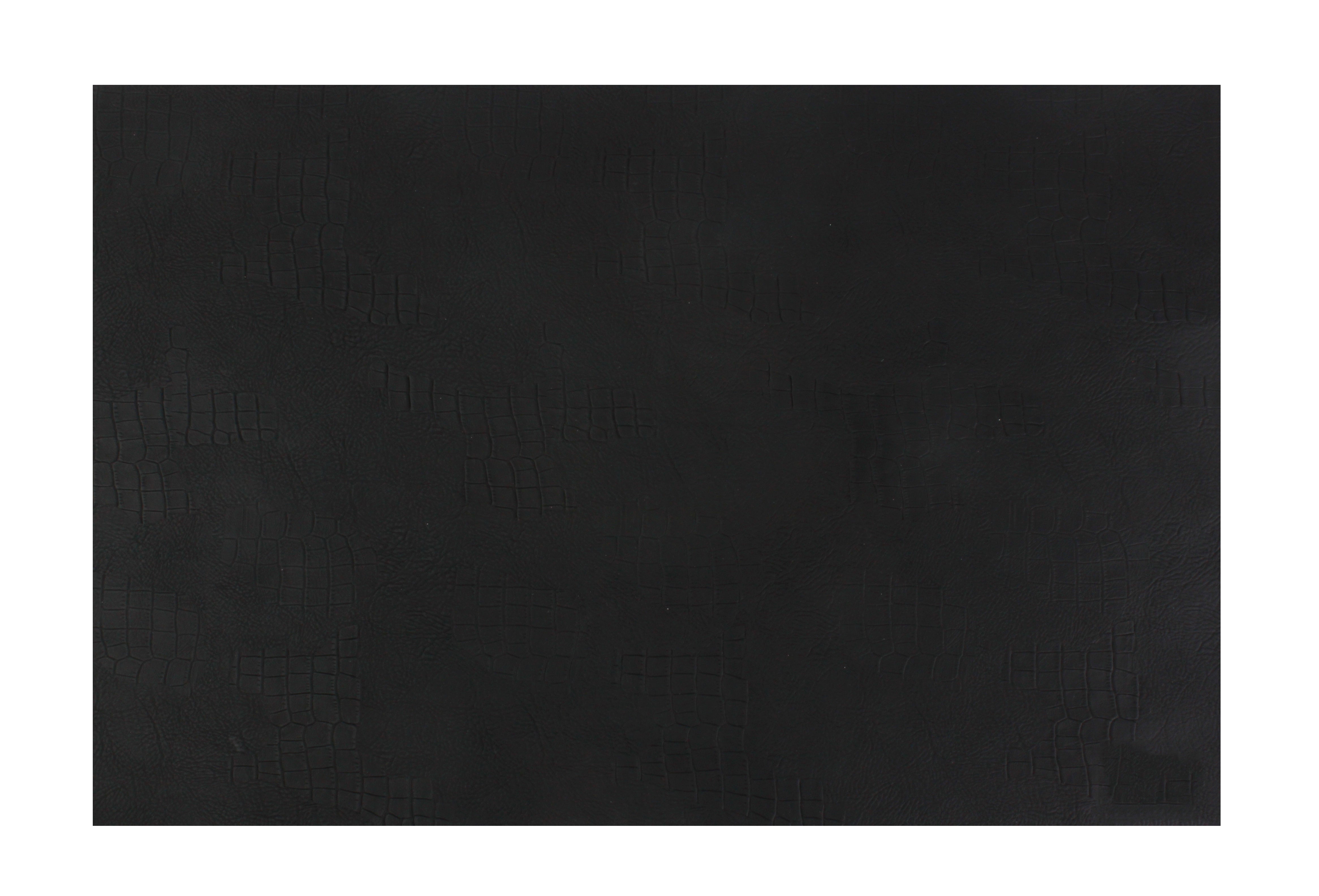 Placemat 45x30cm lederlook zwart Layer