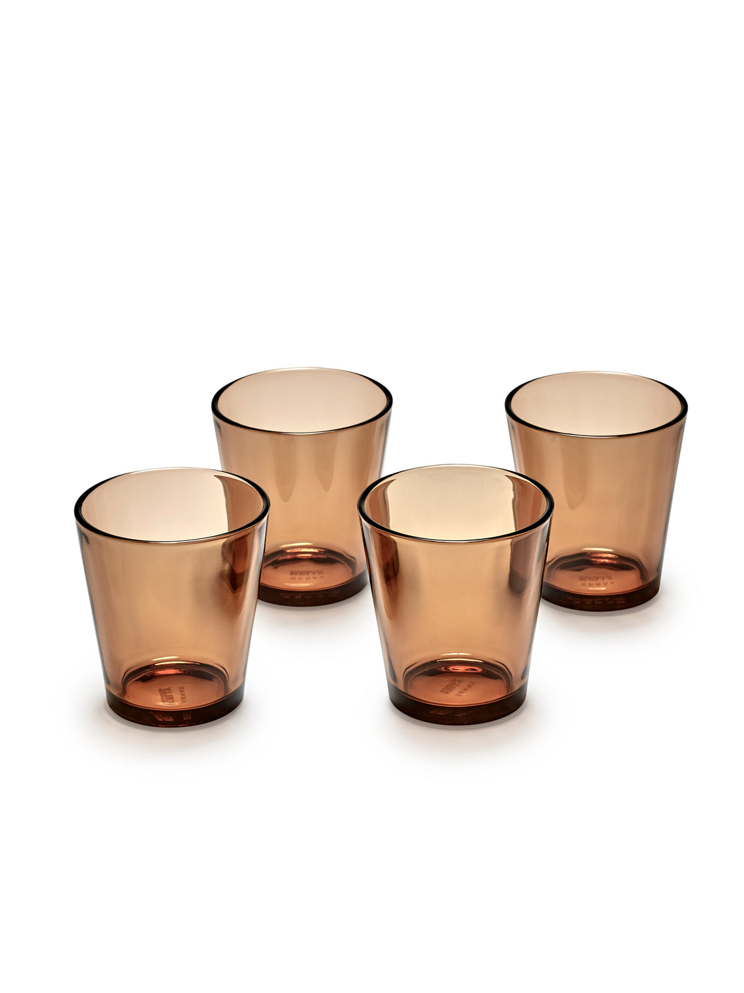 Serax - Kelly Wearstler - Tumbler Amber Perch - Set van 4