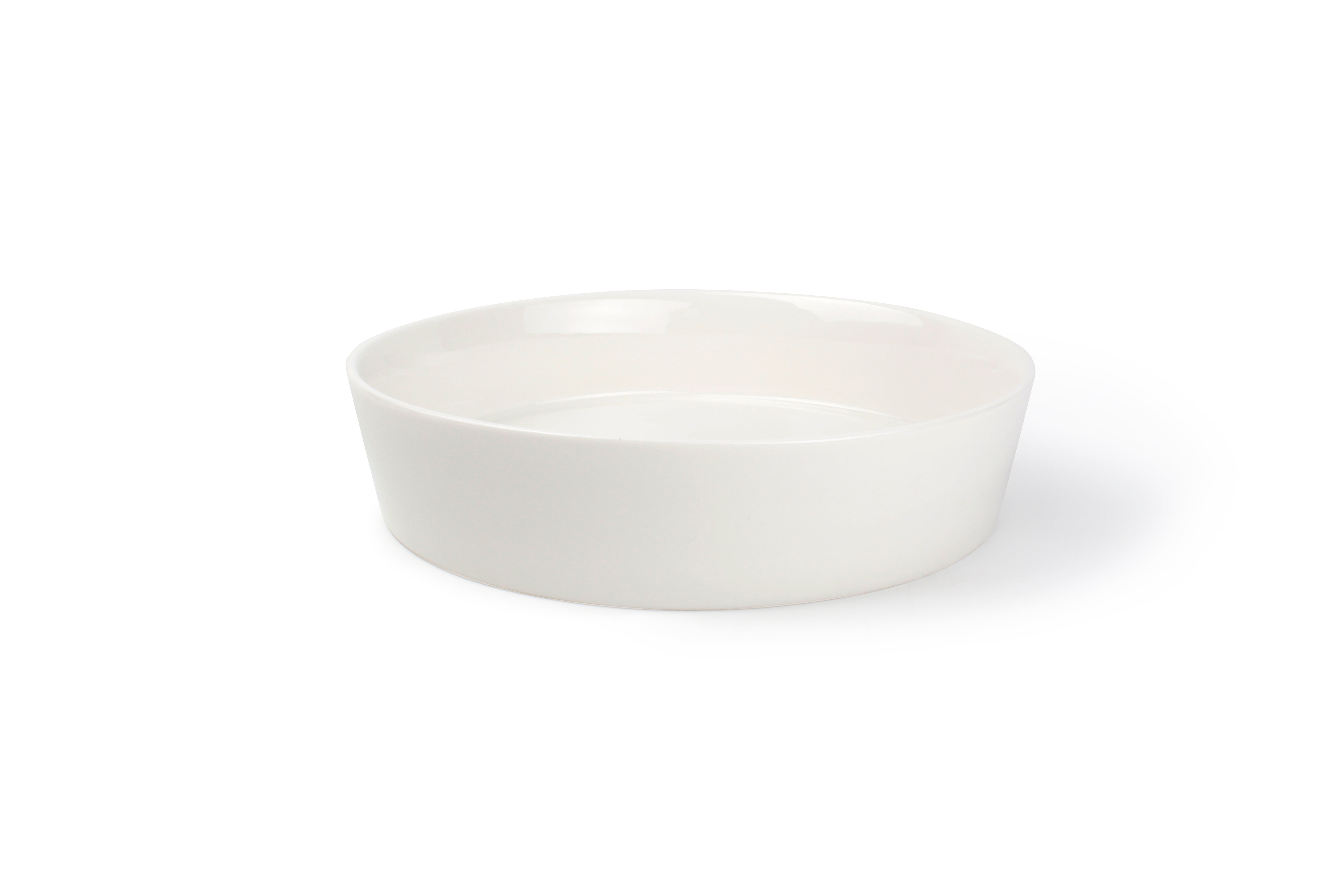 Diep bord 20xH4,5cm wit Gusto