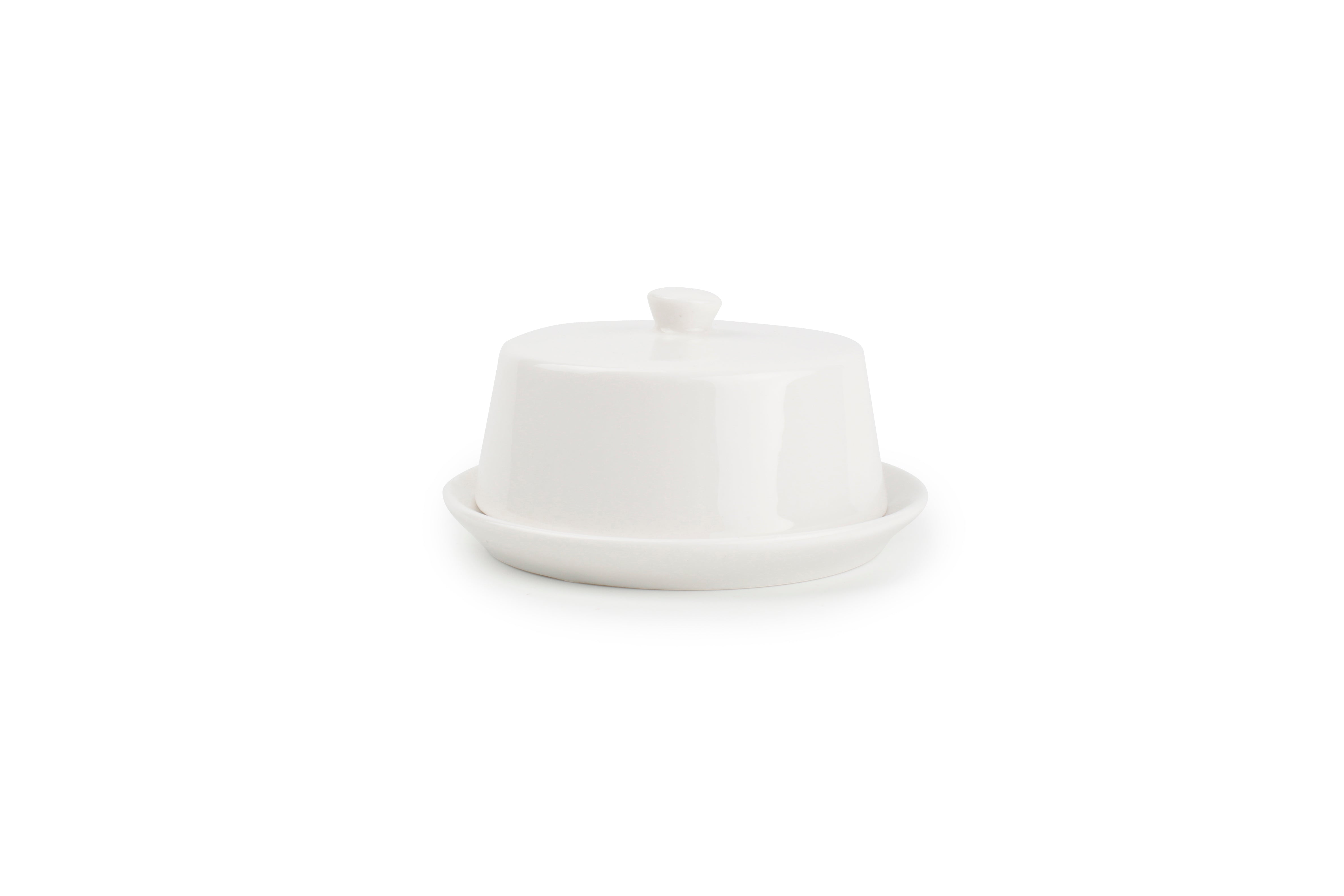 Boterpot 8xH4cm wit Gusto
