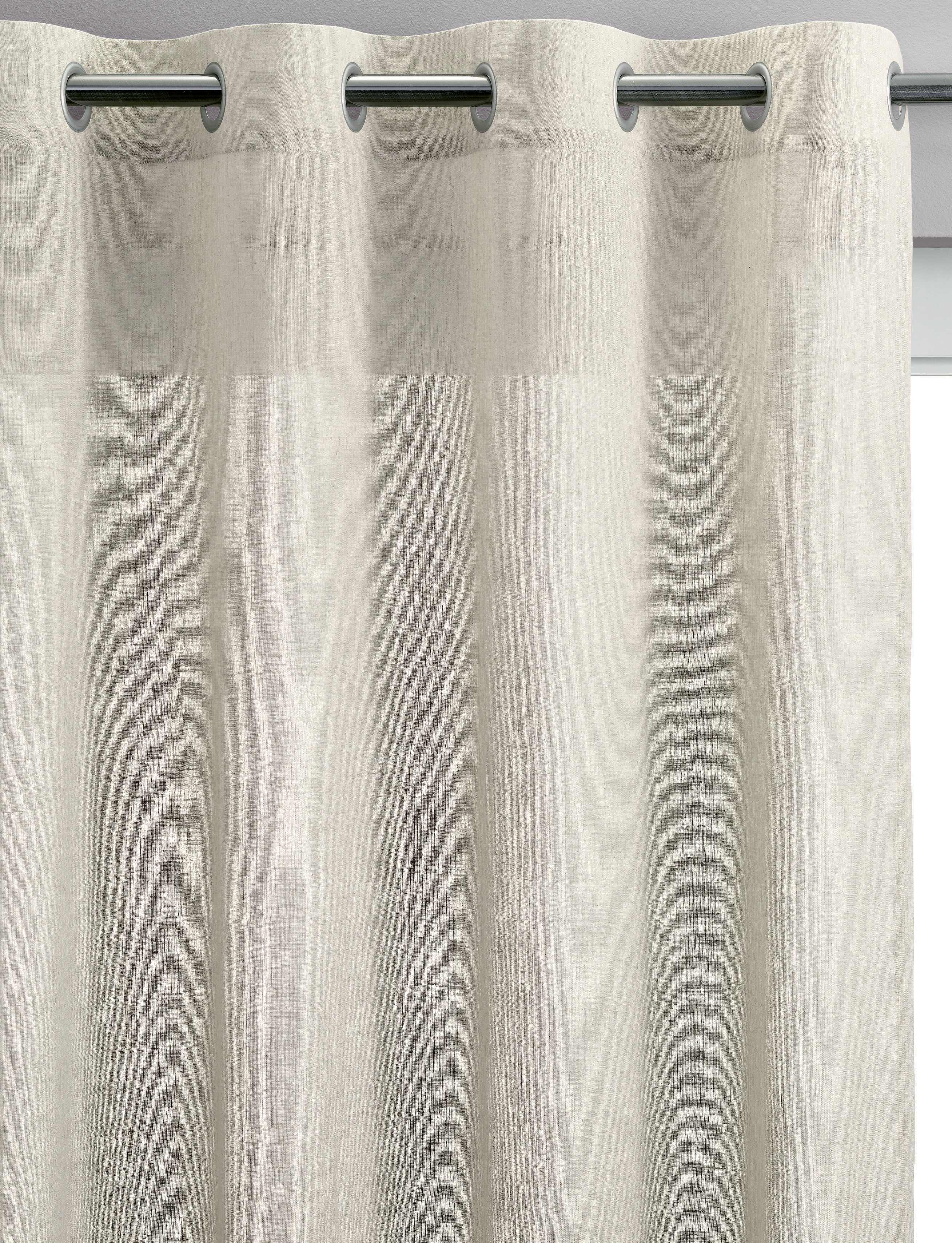 Zeff voile gordijn Craie 140 X 280