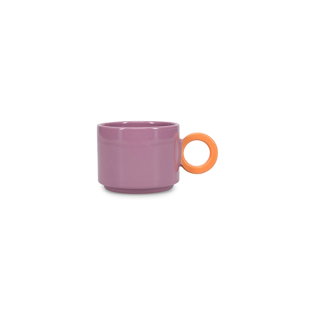 Ona - Beker 28cl paars/oranje Lou