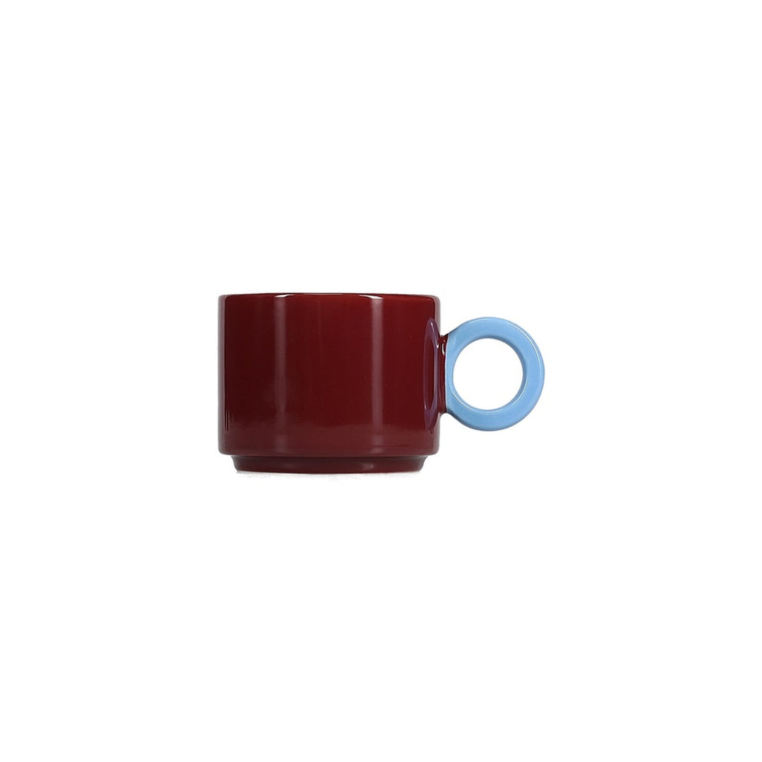 ONA - Beker 28cl burgundy Roze/light blue Lou
