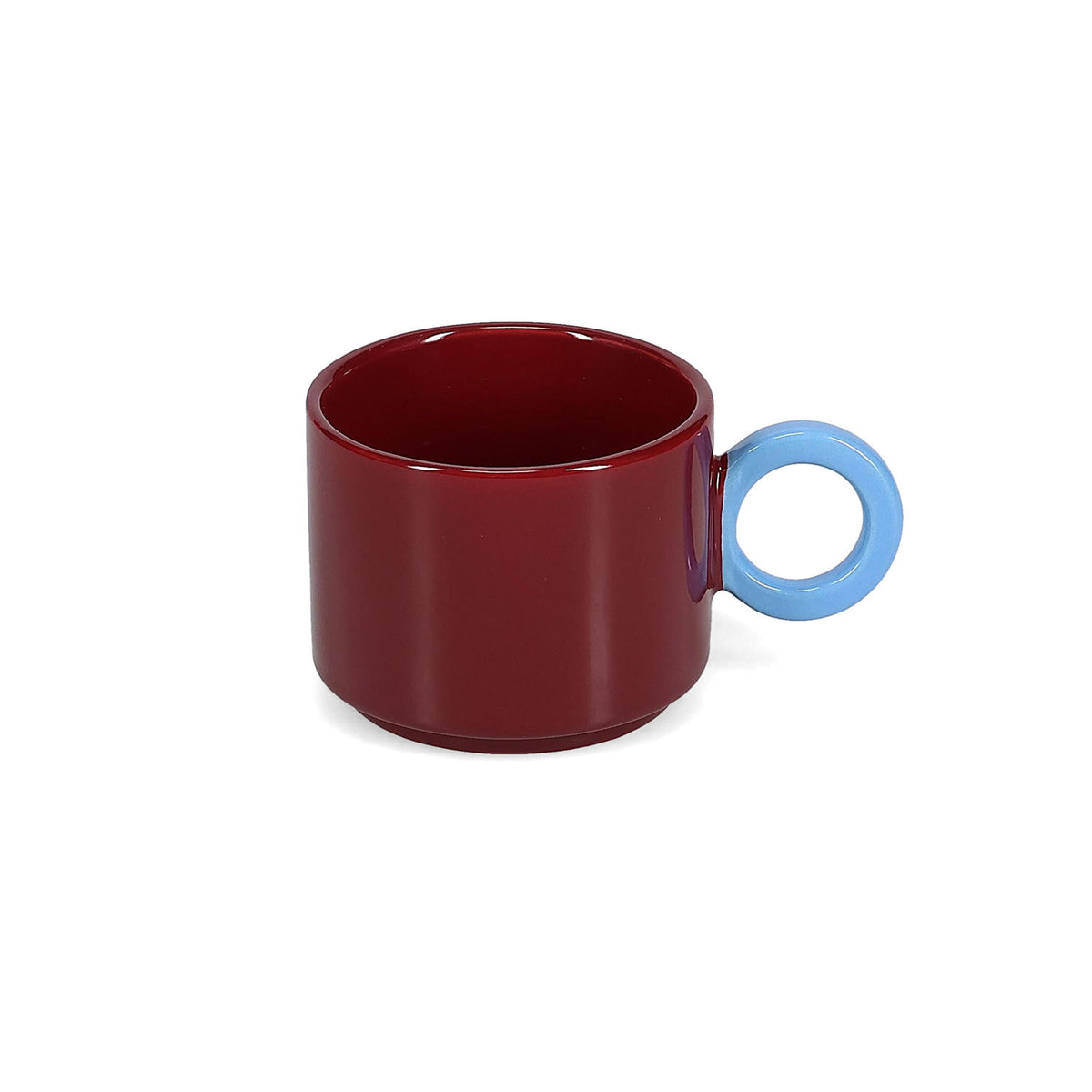 ONA - Beker 28cl burgundy Roze/light blue Lou