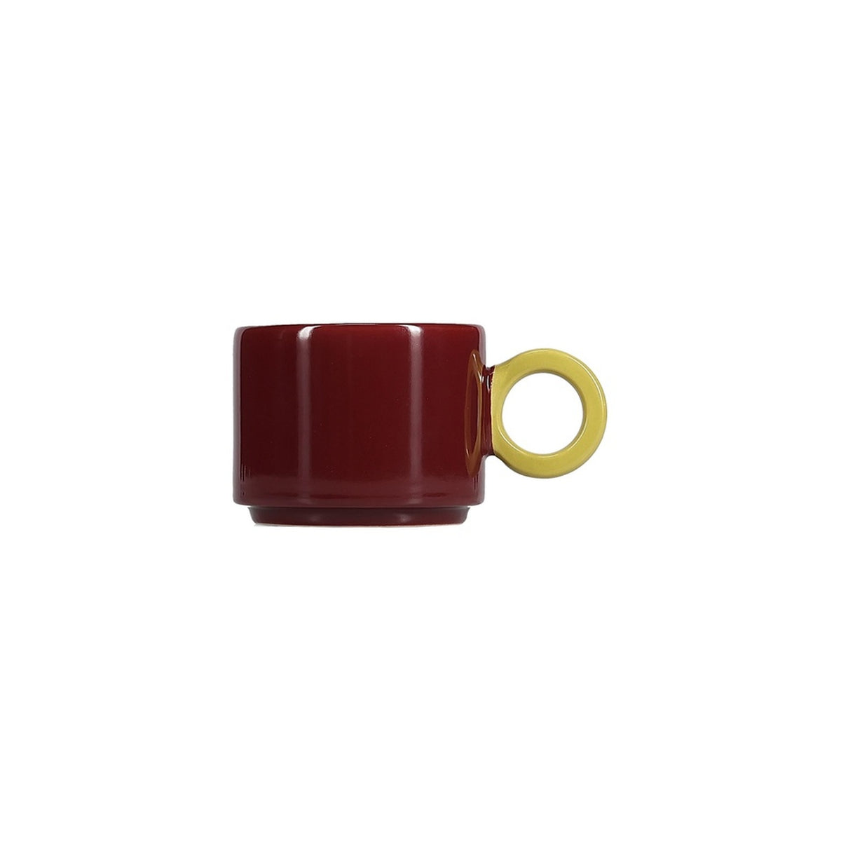ONA - Beker 28cl burgundy Roze/mustard yellow Lou