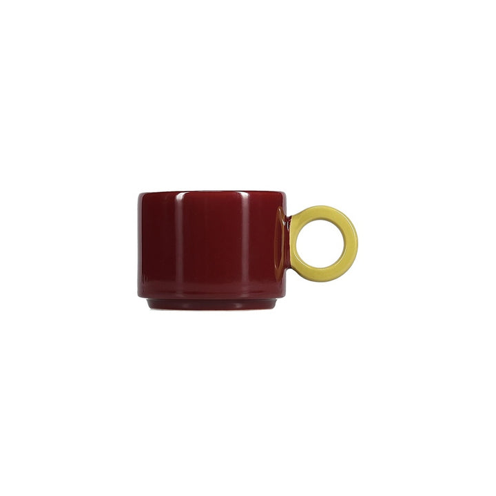 ONA - Beker 28cl burgundy Roze/mustard yellow Lou
