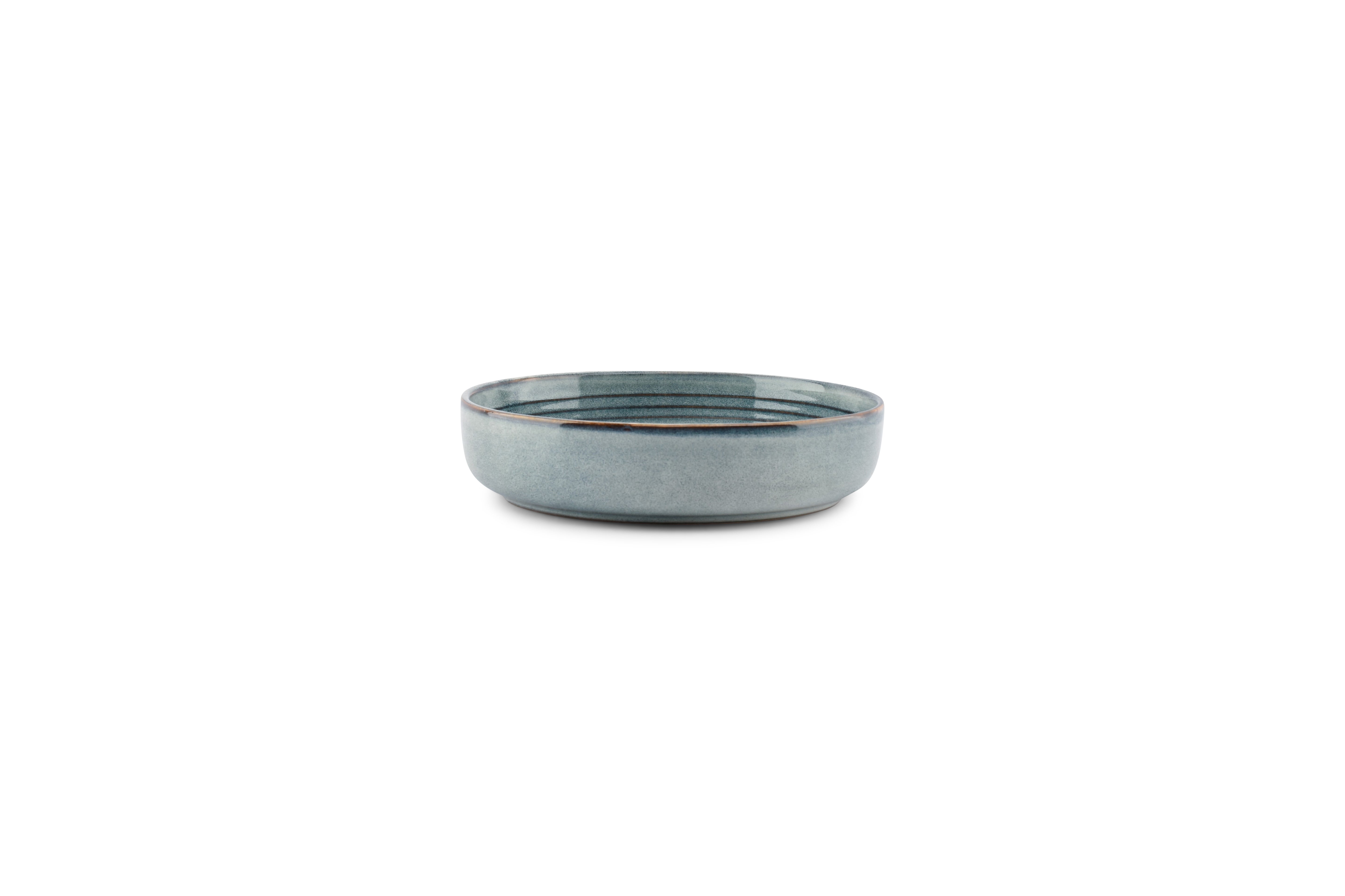 Kom 15xH3,5cm blauw Duna