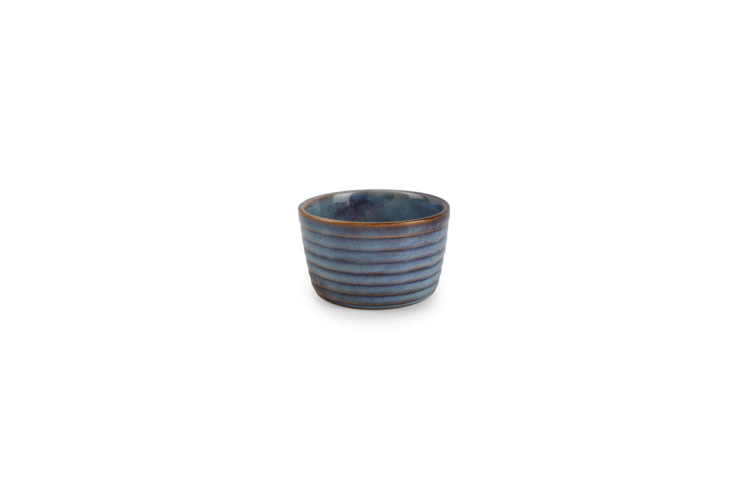 ONA - Ovenschaal 10xH6cm blauw Duna - Set van 6