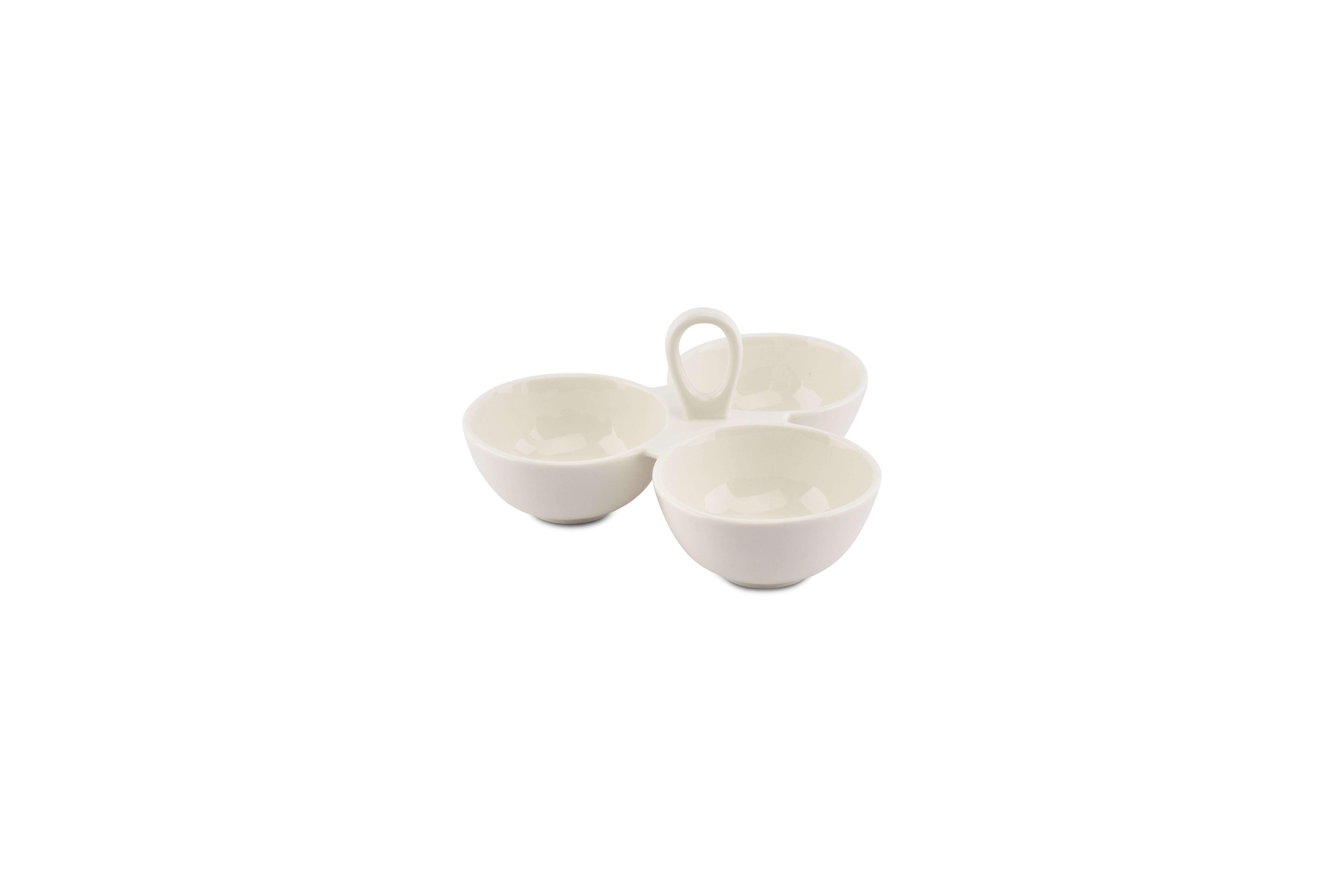 Kom 20xH10,5cm 3-delig wit Cucina