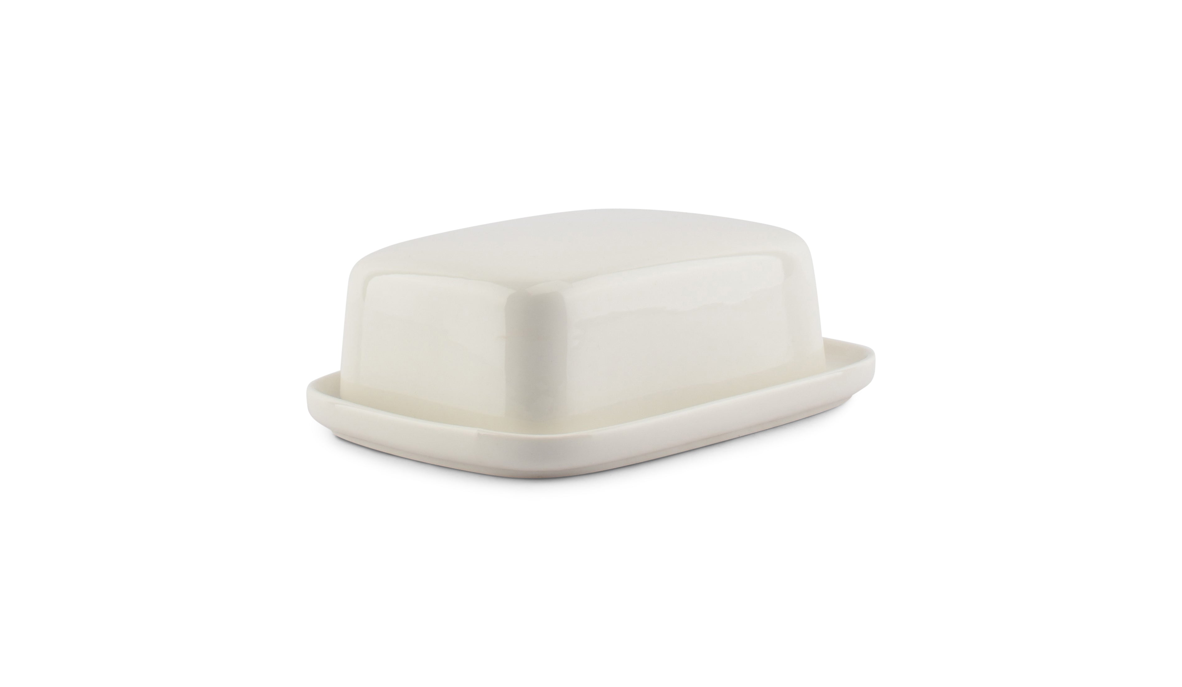 Boterpot 17,5x12,5xH6cm wit Cucina
