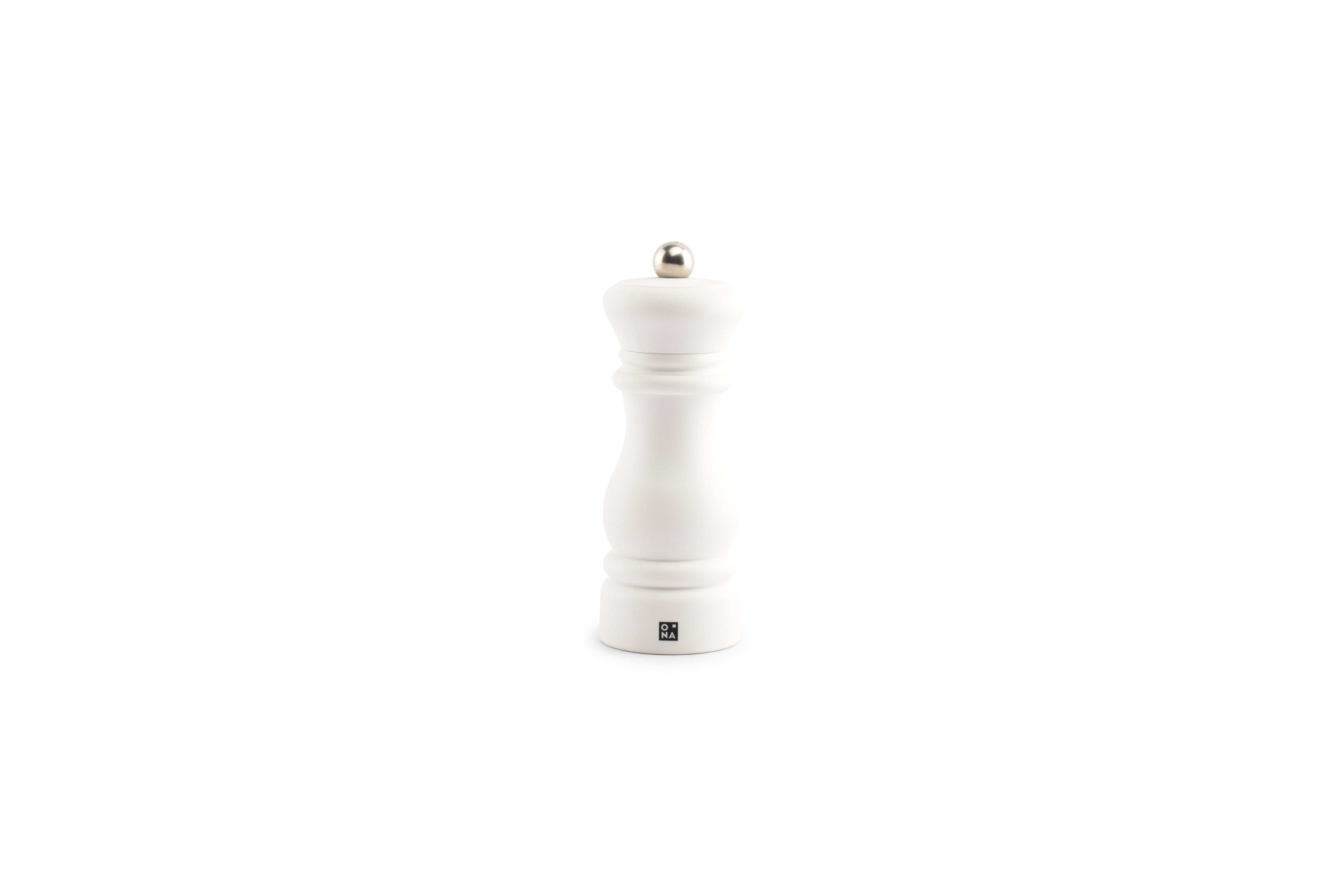 Peper/zoutmolen H14cm wit Pepe