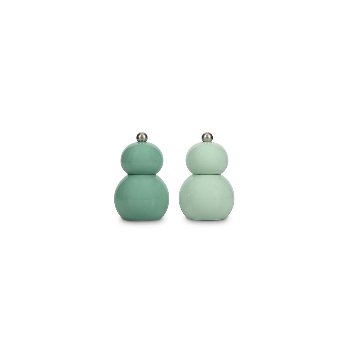 ONA - Peper/zoutmolen H12cm groen Betty - set van 2