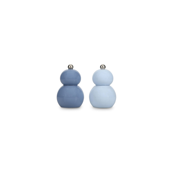 ONA - Peper/zoutmolen H12cm blauw Betty - set van 2