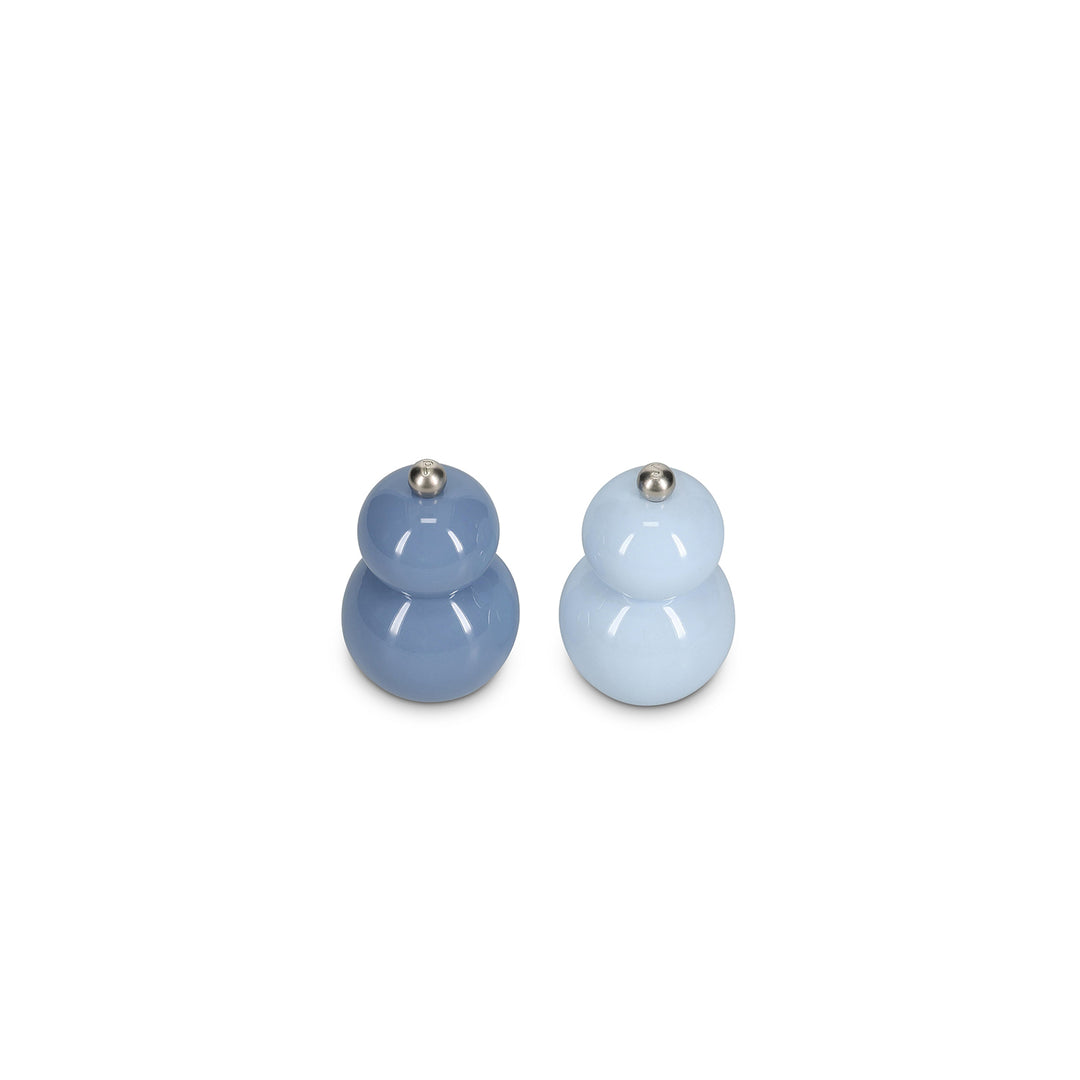 ONA - Peper/zoutmolen H12cm blauw Betty - set van 2