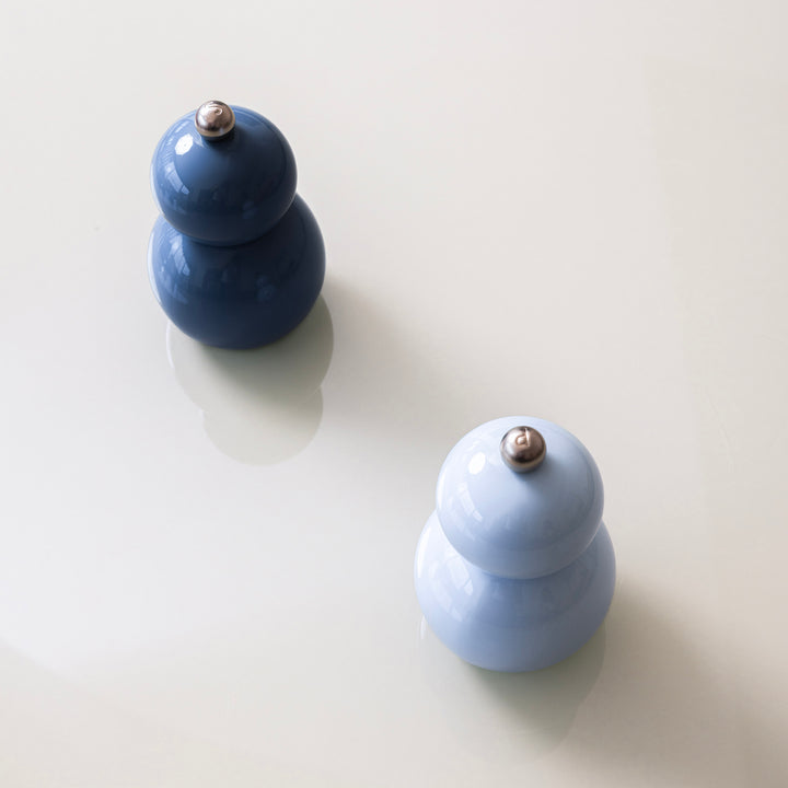 ONA - Peper/zoutmolen H12cm blauw Betty - set van 2