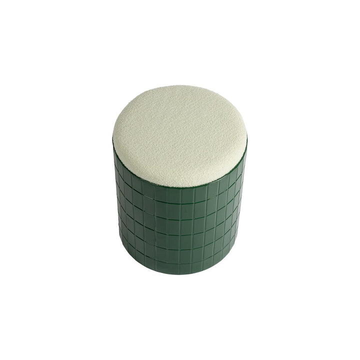 ONA - Poef 37,5xH45cm groen Bowie