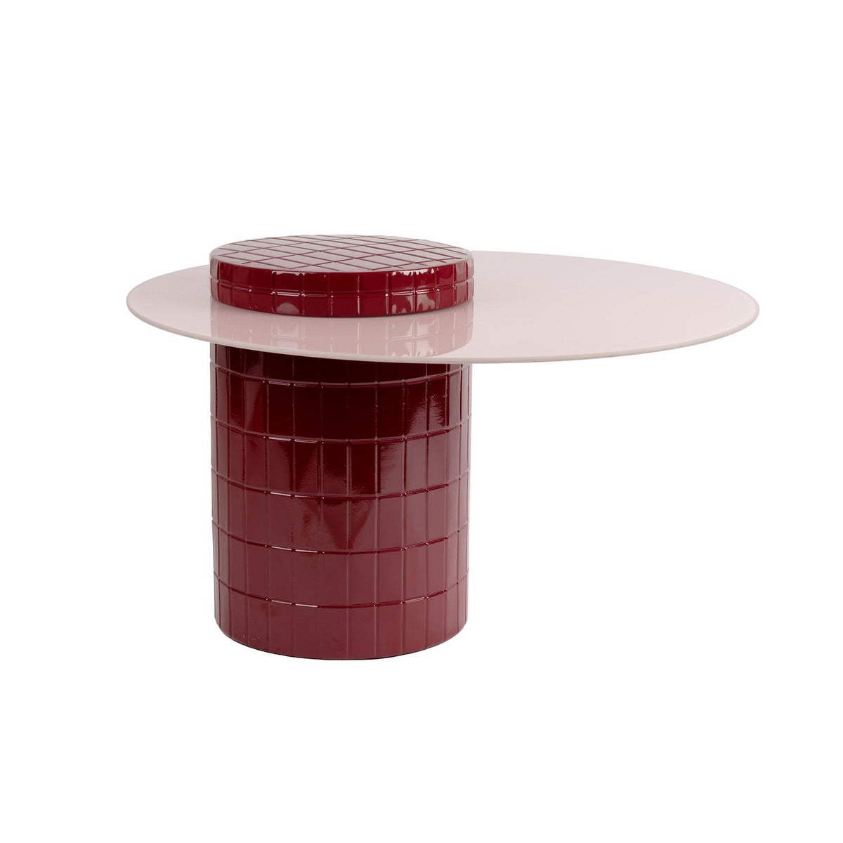 ONA - Bijzettafel 80xH49cm roze Bowie