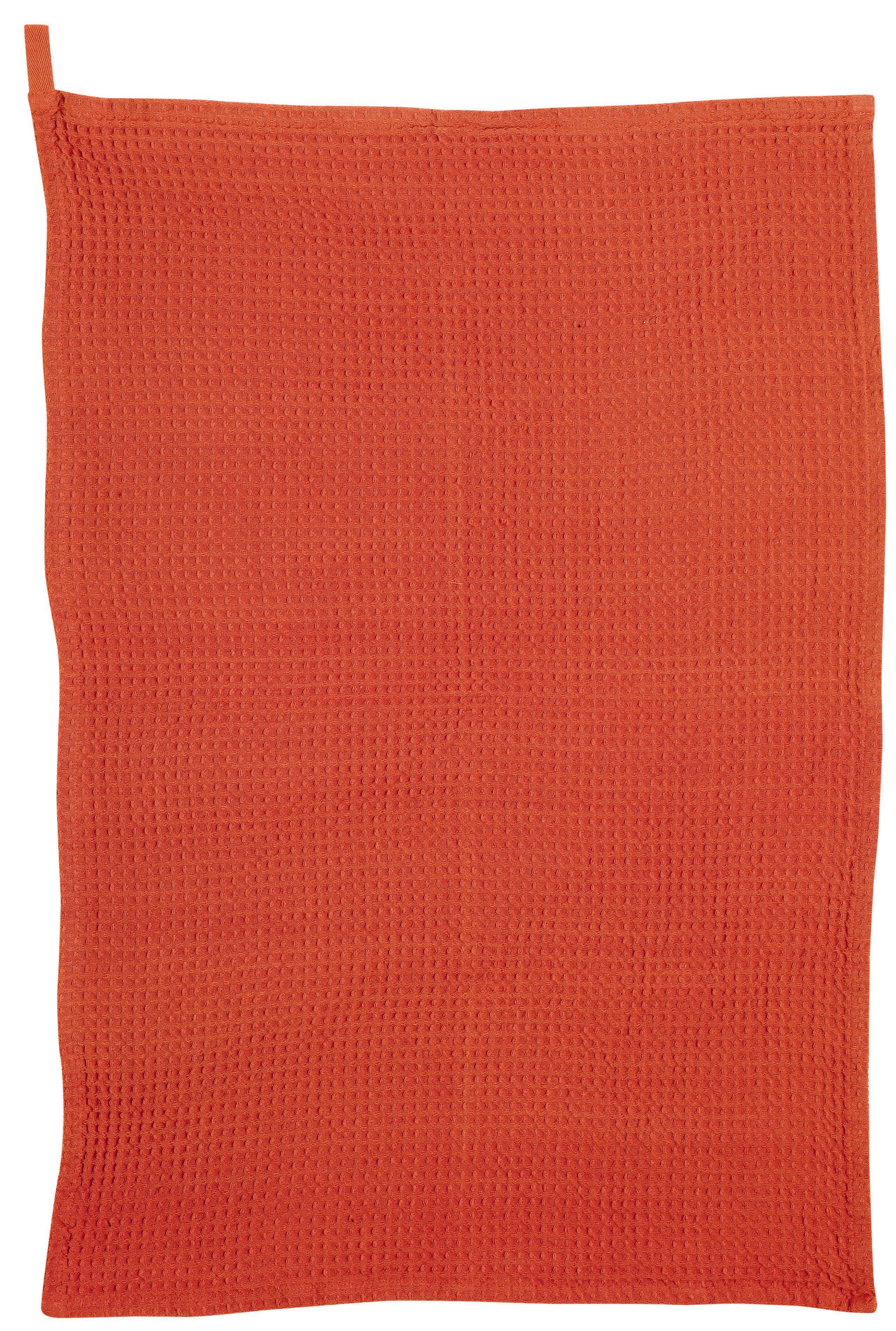 Effen wafelstructuur theedoek Mumba Marmelade 50 X 70
