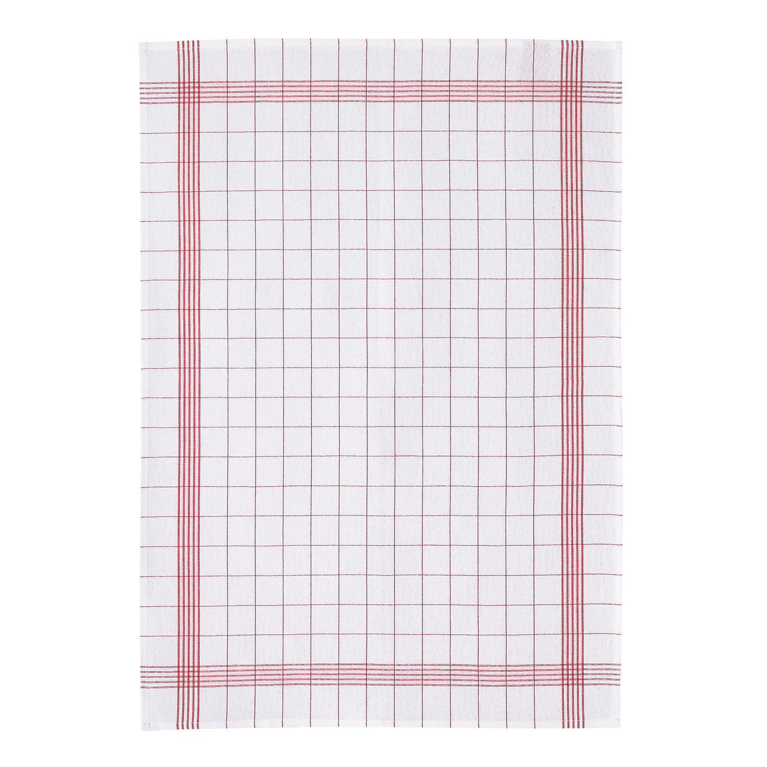 Metis theedoek Carreaux Rouge 55 X 75