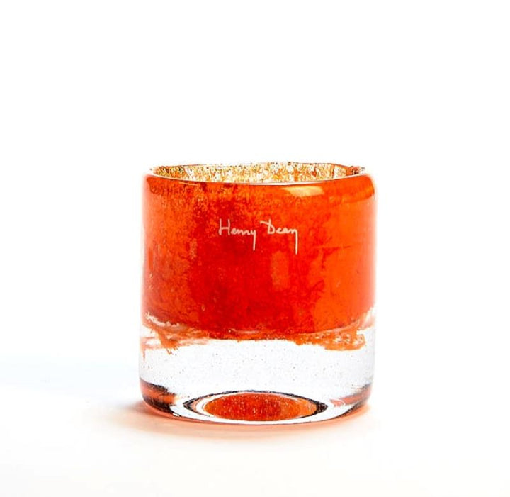 Henry Dean | Mary waxinelichthouder Ø6,5 x H7 cm Tangelo
