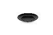 Bonbistro - Diep bord 25,5/16,5xH5cm zwart Ovio