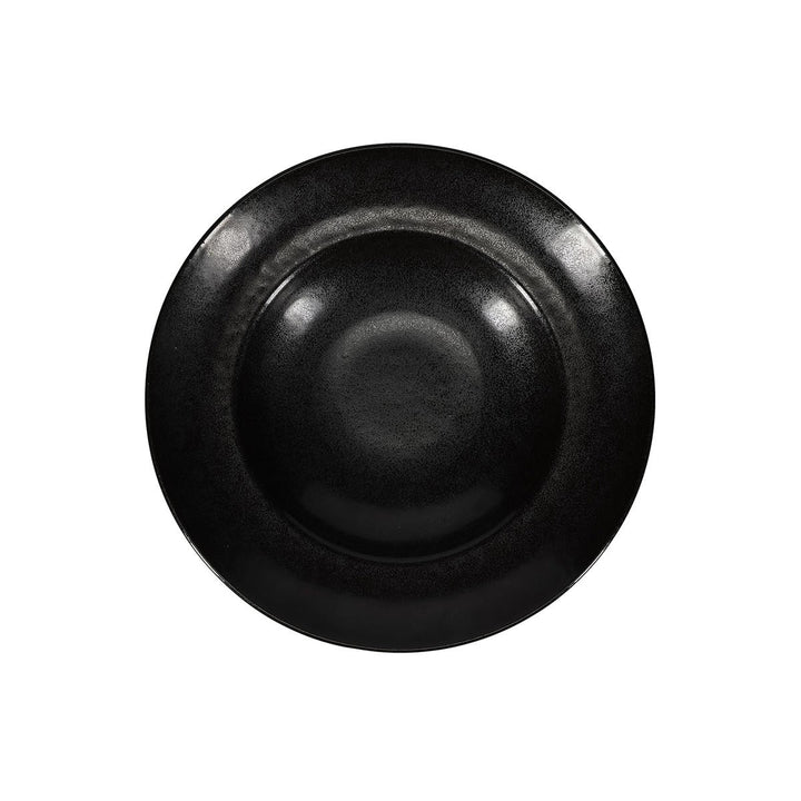 Bonbistro - Diep bord 25,5/16,5xH5cm zwart Ovio (set van 6)