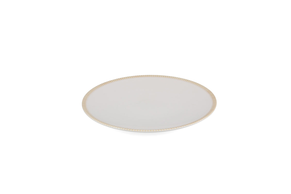 Bonbistro - Plat bord 32cm beige Linea (set van 2)