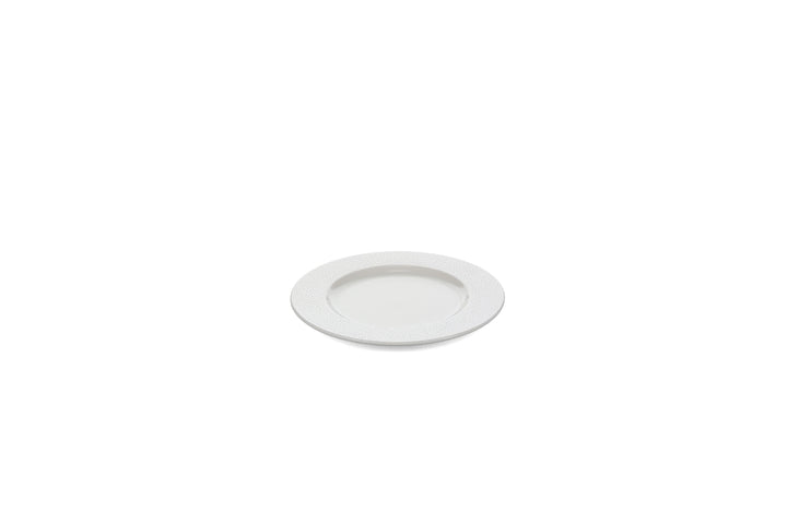 Bonbistro - Plat bord 20/14cm rim wit Astro (set van 6)