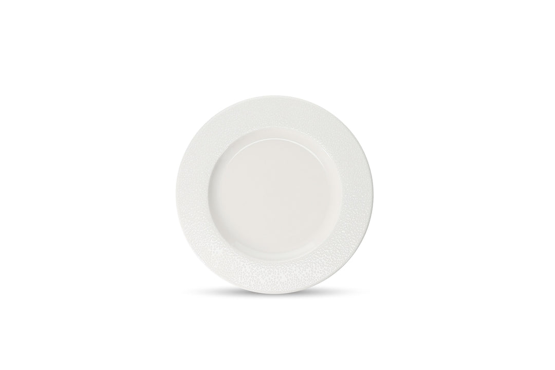 Bonbistro - Plat bord 24,5/17cm rim wit Astro