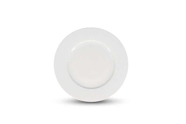 Bonbistro - Plat bord 27/19cm rim wit Astro (set van 6)