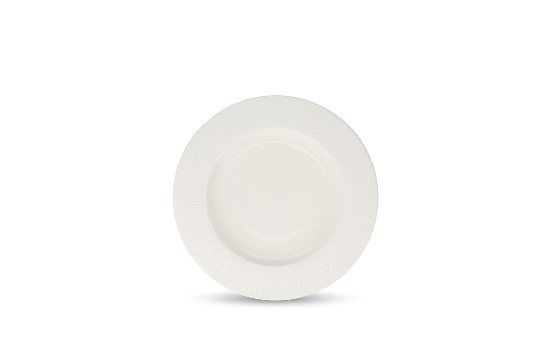 Bonbistro - Plat bord 31/20,5cm rim wit Astro