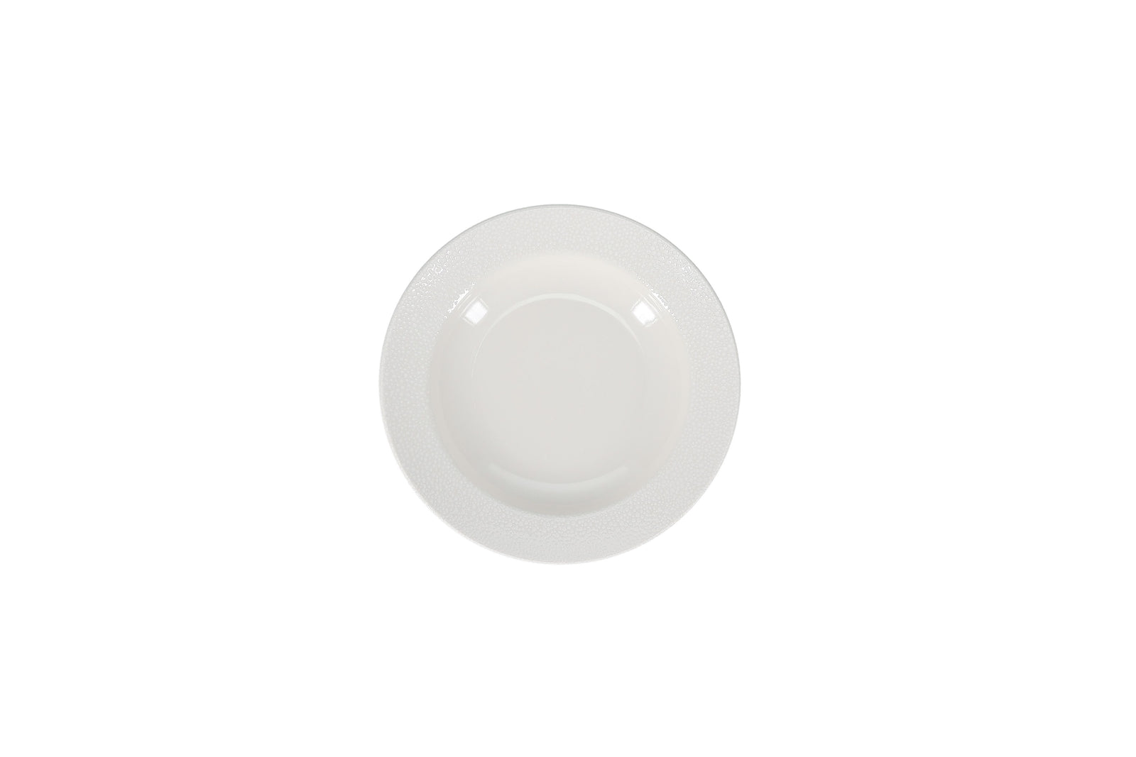 Bonbistro - Diep bord 23/17xH4cm wit Astro (set van 6)