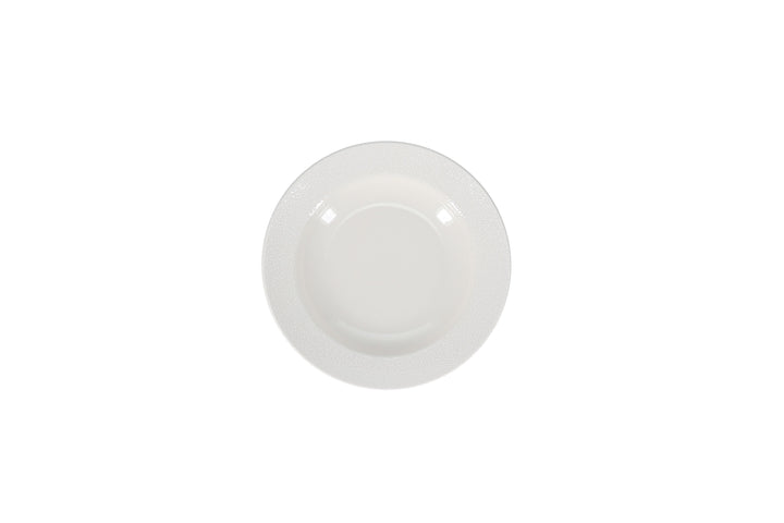 Bonbistro - Diep bord 23/17xH4cm wit Astro (set van 6)