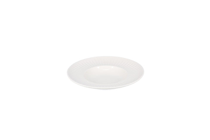 Bonbistro - Diep bord 25/14xH4,5cm wit Solar (set van 6)