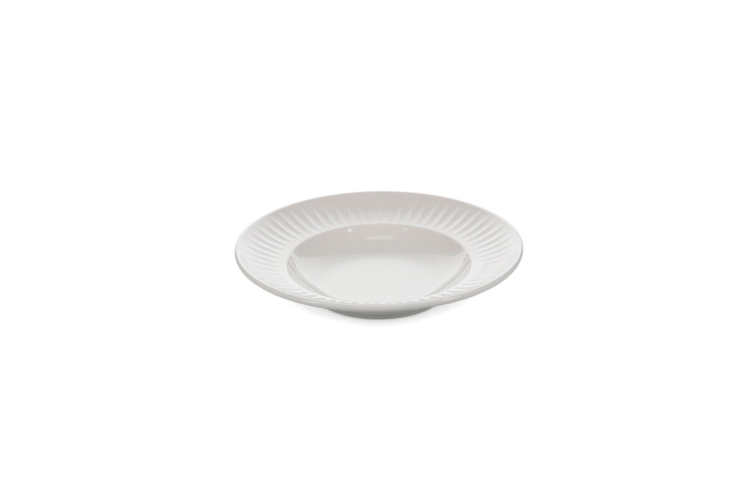 Bonbistro - Diep bord 28/18xH5cm wit Solar