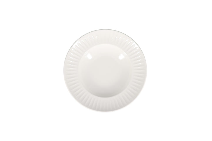 Bonbistro - Diep bord 28/18xH5cm wit Solar (set van 6)