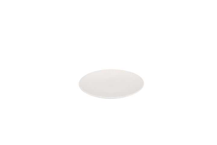 Bonbistro - Plat bord 21cm wit Solis (set van 6)