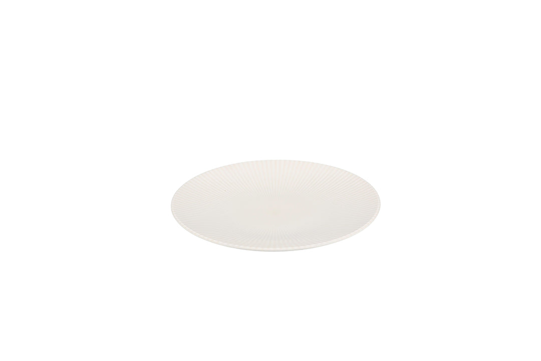 Bonbistro - Plat bord 27cm wit Solis (set van 6)