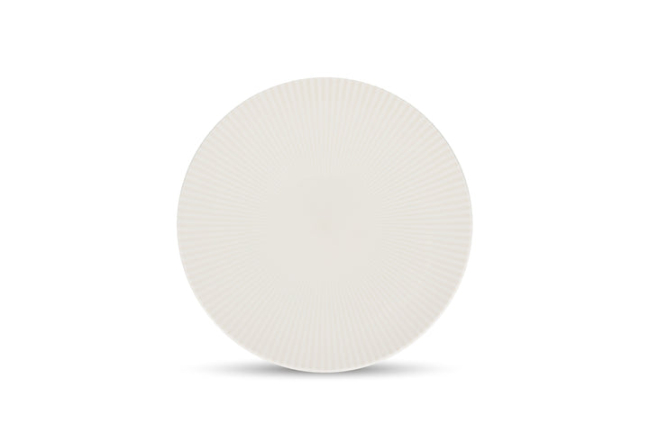 Bonbistro - Plat bord 32cm wit Solis (set van 2)