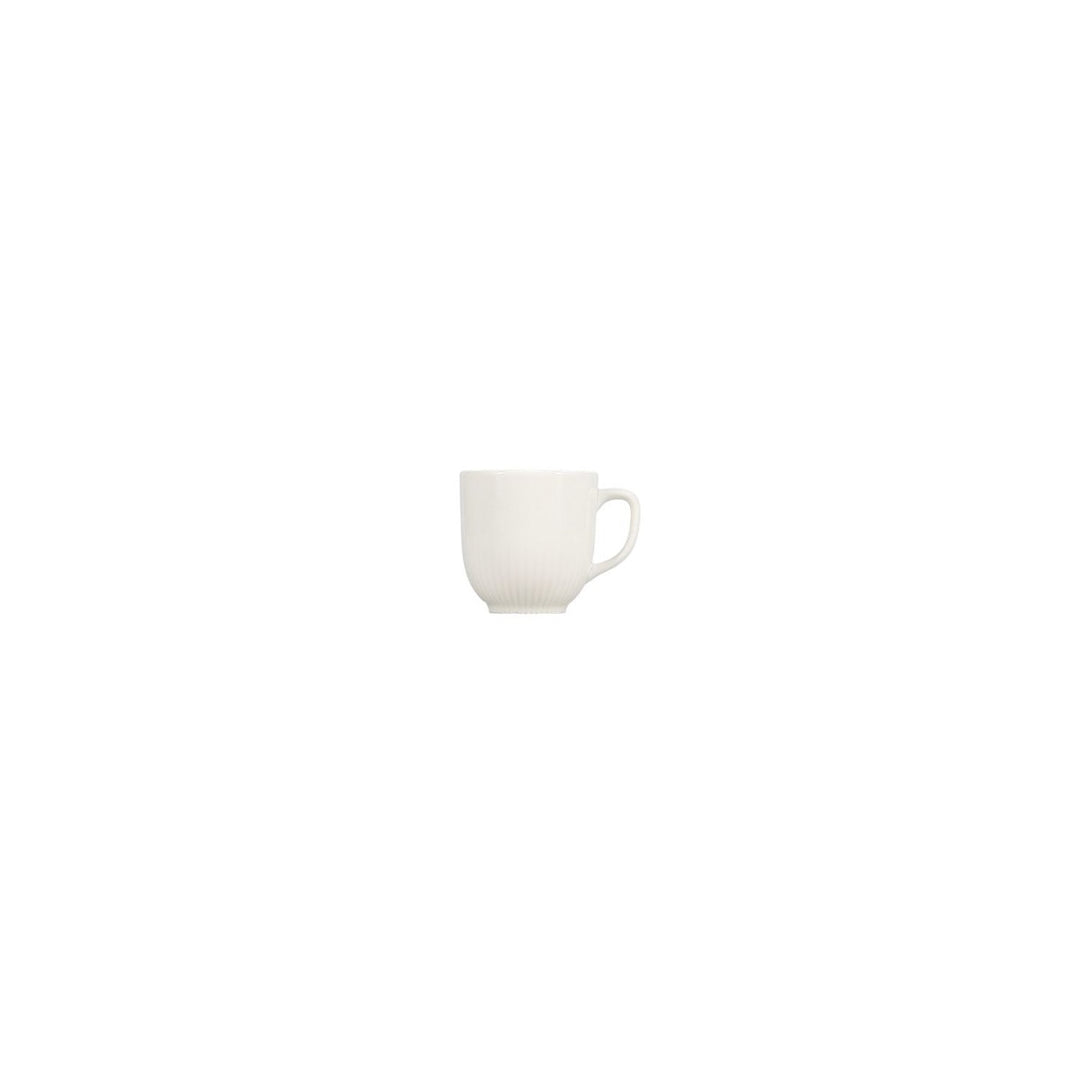 Bonbistro - Mokkakop 9cl wit Solis (set van 12)