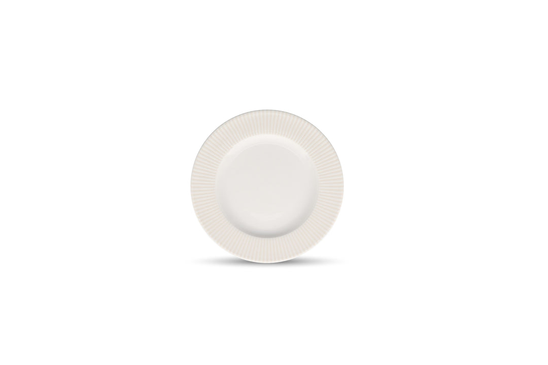 Bonbistro - Plat bord 20/14cm wit Solis (set van 6)