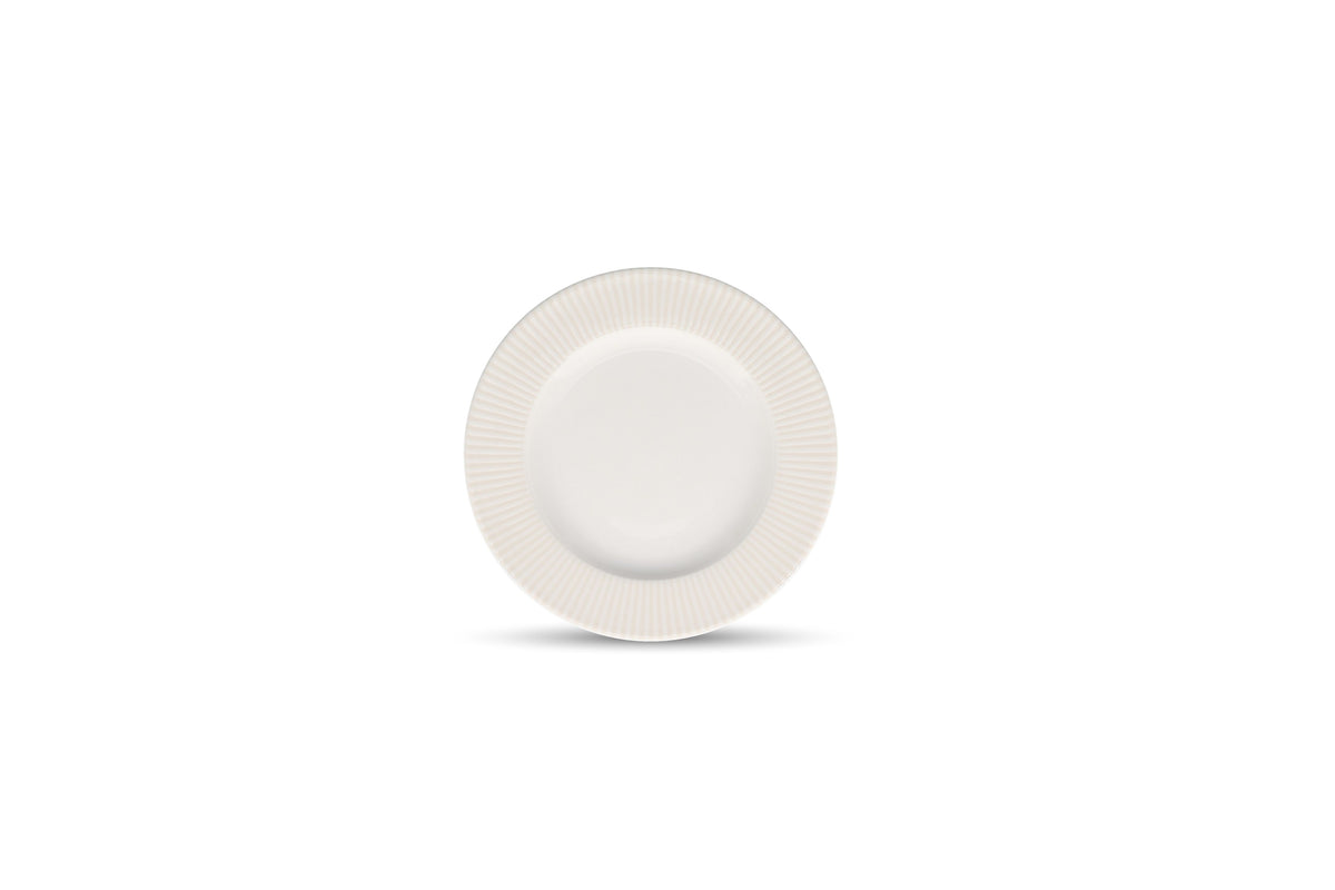 Bonbistro - Plat bord 20/14cm wit Solis (set van 6)