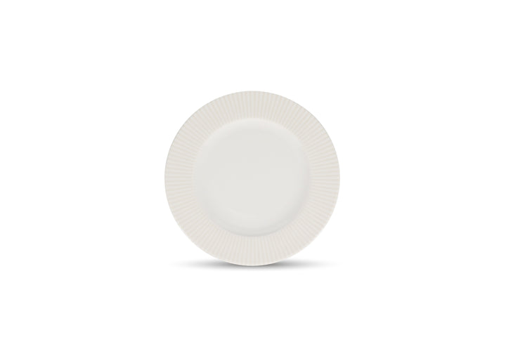 Bonbistro - Plat bord 24,5/17cm wit Solis (set van 6)