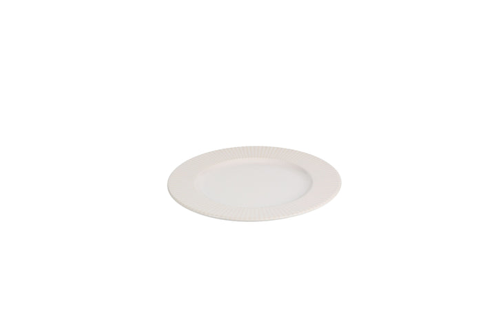 Bonbistro - Plat bord 24,5/17cm wit Solis (set van 6)