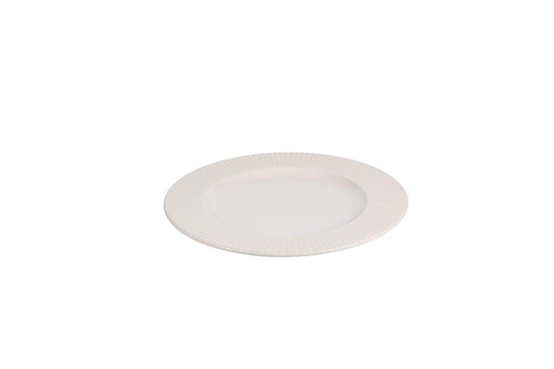 Bonbistro - Plat bord 31/20,5cm wit Solis (set van 2)
