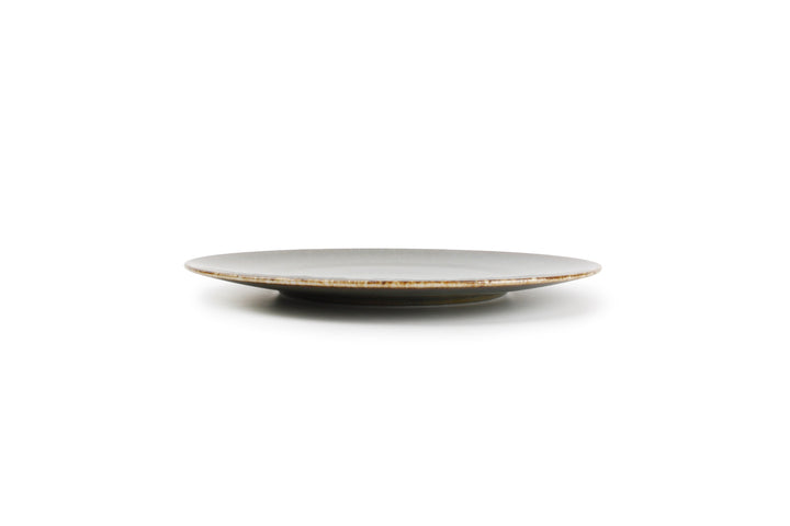 Bonbistro - Plat bord 21cm groen Cirro - Set van 6