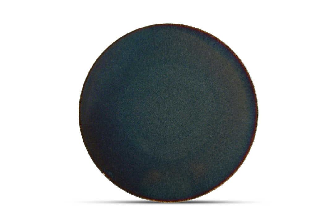 Bonbistro - Plat bord 32cm groen Cirro - Set van 2