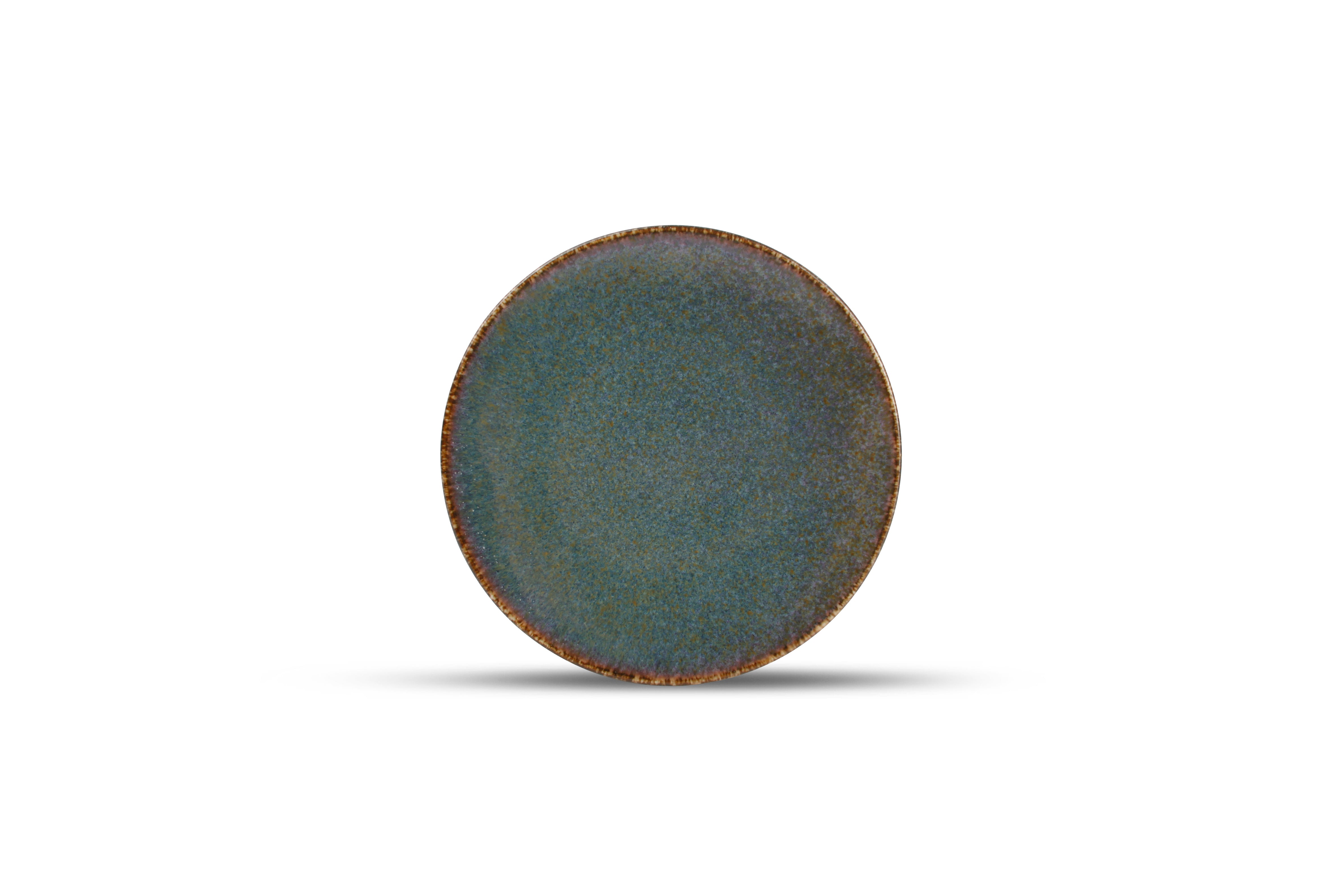 Plat bord 16cm groen Cirro