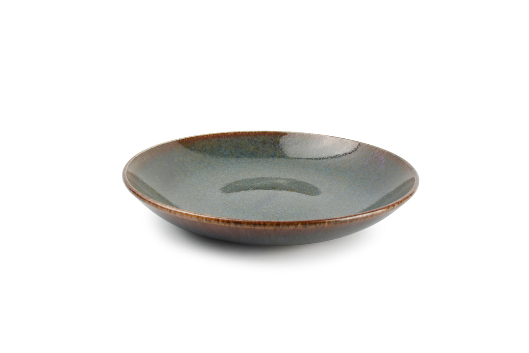Bonbistro - Diep bord 26xH4,5cm groen Cirro - Set van 3